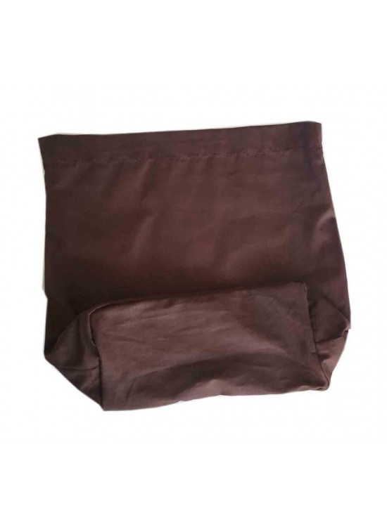 Çanta Aksesuar Örgü Çantaya Hazır Astar Tabanlı 22X12Cm Koyu Kahve
