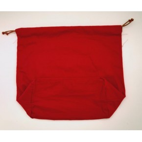 Çanta Aksesuar Örgü Çantaya Hazır Astar Tabanlı Büzgülü 22x12 cm Kırmızı Renk