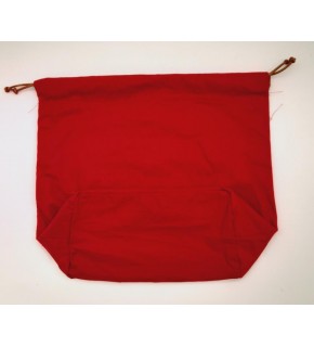 Çanta Aksesuar Örgü Çantaya Hazır Astar Tabanlı Büzgülü 22x12 cm Kırmızı Renk