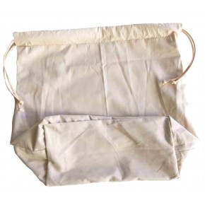 Çanta Aksesuar Örgü Çantaya Hazır Astar Tabanlı Büzgülü 22X12Cm Bej