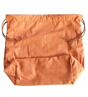 Çanta Aksesuar Örgü Çantaya Hazır Astar Tabanlı Büzgülü 22X12Cm Taba