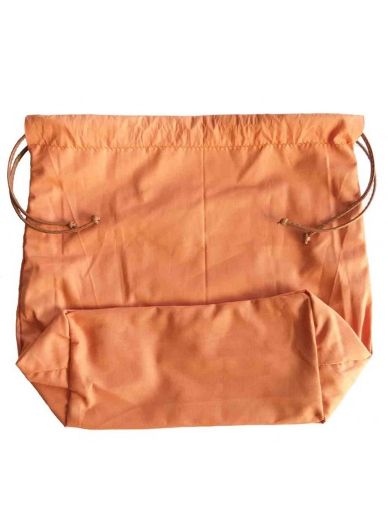 Çanta Aksesuar Örgü Çantaya Hazır Astar Tabanlı Büzgülü 22X12Cm Taba