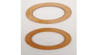 Çanta Aksesuar Oval Model 9x19.5 cm Ahşap Renk Ahşap Çanta Sapı