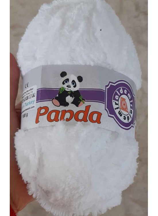 Çanta Aksesuar Panda İpi (Beyaz Renk)