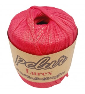 Çanta Aksesuar Pelur Lurex Simli Ribbon İp Fuşya Renk