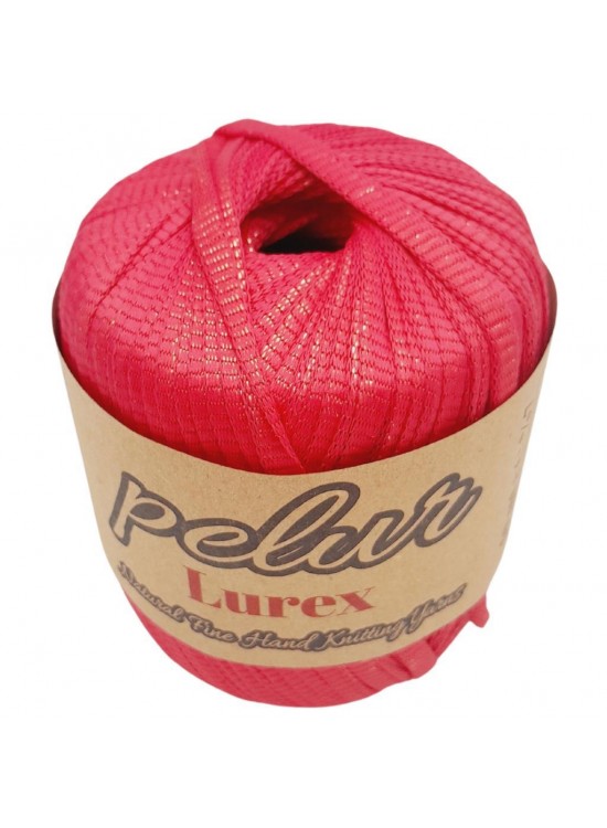 Çanta Aksesuar Pelur Lurex Simli Ribbon İp Fuşya Renk