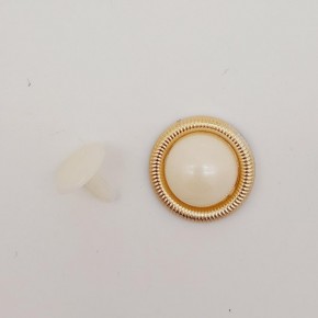 Çanta Aksesuar Plastik İnci Model Süs Light Gold Renk