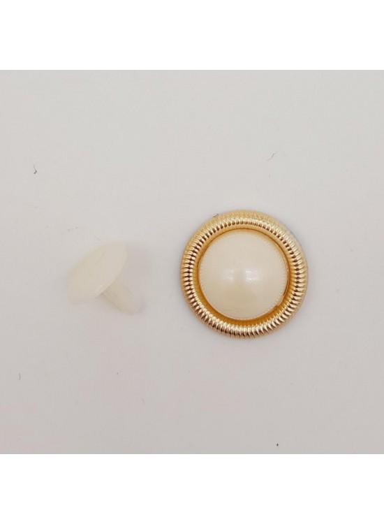 Çanta Aksesuar Plastik İnci Model Süs Light Gold Renk