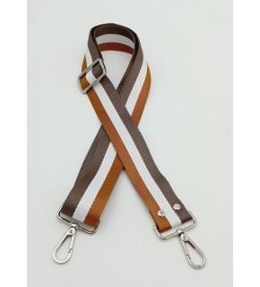 Çanta Aksesuar Polyester Kolon 120X4 Cm No:10 Gümüş Metalli