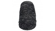 Çanta Aksesuar Renkli Simli Polyester Makrome Siyah Renk 200 gr No:03