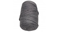 Çanta Aksesuar Simli Polyester Makrome Koyu Gri Renk 200 gr