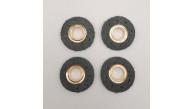 Çanta Aksesuar Siyah Gerçek Derili 4 lü Kuşgözü Light Gold