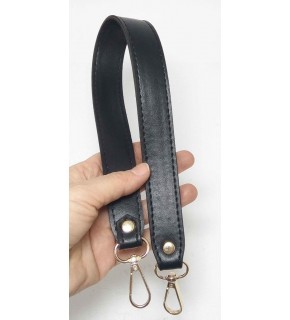 Çanta Aksesuar Siyah Renk 42X2.5 Cm Kancalı Sap