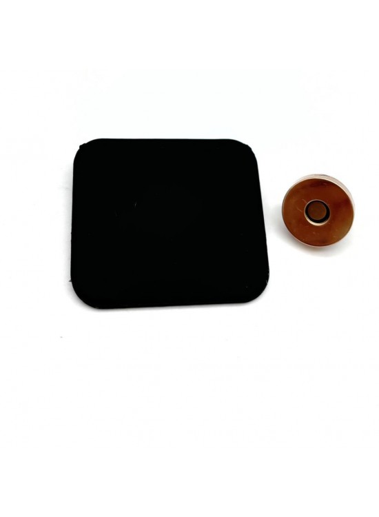 Çanta Aksesuar Siyah Renk  5x4.5 cm Mıknatıslı Mat  Kilit