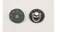 Çanta Aksesuar Siyah Renk Gerçek Deri Çift Küp Askı Gümüş Metal