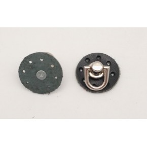 Çanta Aksesuar Siyah Renk Gerçek Deri Çift Küp Askı Gümüş Metal