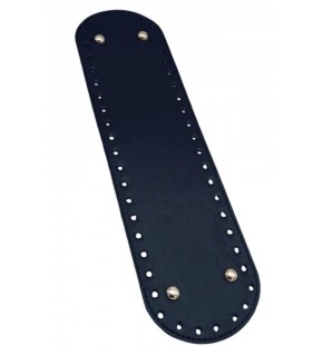 Çanta Aksesuar Suni Deri 37x10 cm Oval Çanta Taban Lacivert Renk Light Gold Aparatlı