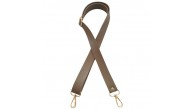 Çanta Aksesuar Suni Deri Ayarlı Çanta Sapı 120x2.4 cm Vizon Renk Light Gold Metalli
