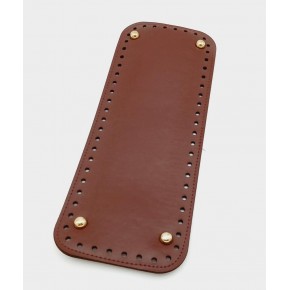 Çanta Aksesuar Suni Deri Bordo Renk 30X12 cm Dikdörtgen Çanta Tabanı (Light Gold Aparatlı)