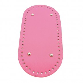 Çanta Aksesuar Suni Deri Fuşya Renk 25X12 cm Oval Çanta Tabanı