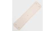 Çanta Aksesuar Suni Deri Krem Renk 40x10 cm Dikdörtgen Çanta Tabanı Light Gold Aparatlı