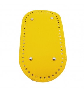 Çanta Aksesuar Suni Deri Sarı Renk 25X12 cm Oval Çanta Tabanı