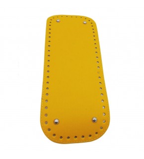 Çanta Aksesuar Suni Deri Sarı Renk 32X12 cm Dikdörtgen Çanta Tabanı