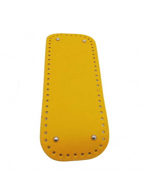 Çanta Aksesuar Suni Deri Sarı Renk 32X12 cm Dikdörtgen Çanta Tabanı