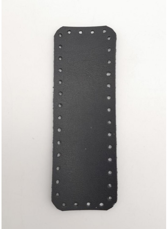 Çanta Aksesuar Suni Deri Siyah Renk 12X4 cm Dikdörtgen Çanta Tabanı