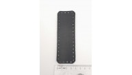 Çanta Aksesuar Suni Deri Siyah Renk 12X4 cm Dikdörtgen Çanta Tabanı