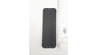 Çanta Aksesuar Suni Deri Siyah Renk 12X4 cm Dikdörtgen Çanta Tabanı