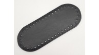 Çanta Aksesuar Suni Deri Siyah Renk 20X8 cm Oval Çanta Tabanı