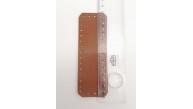 Çanta Aksesuar Suni Deri Taba Renk 12X4 cm Dikdörtgen Çanta Tabanı