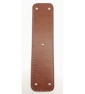 Çanta Aksesuar Suni Deri Taba Renk 40X10 cm Dikdörtgen Çanta Tabanı Gümüş Aparatlı