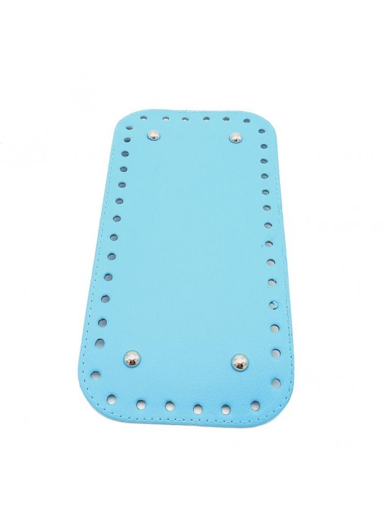 Çanta Aksesuar Suni Deri Turkuaz Renk 25X12 cm Dikdörtgen Çanta Tabanı