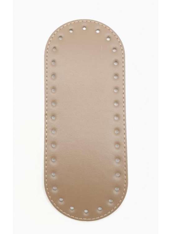 Çanta Aksesuar Suni Deri Vizon 20X8 cm Oval Çanta Tabanı