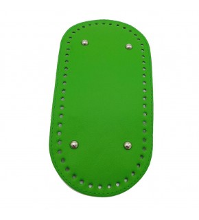Çanta Aksesuar Suni Deri Yeşil Renk 25X12 cm Oval Çanta Tabanı