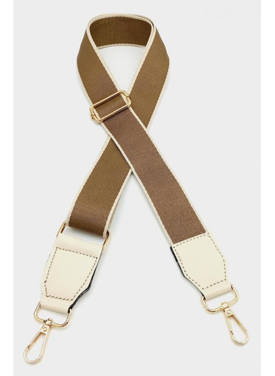 Çanta Aksesuar Suni Derili Polyester Kolon 120X4 Cm No:8 Light Gold Metalli