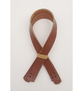 Çanta Aksesuar Sütlü Kahve 30X1.4 Cm Gerçek Deri Çift Tutma Sapı