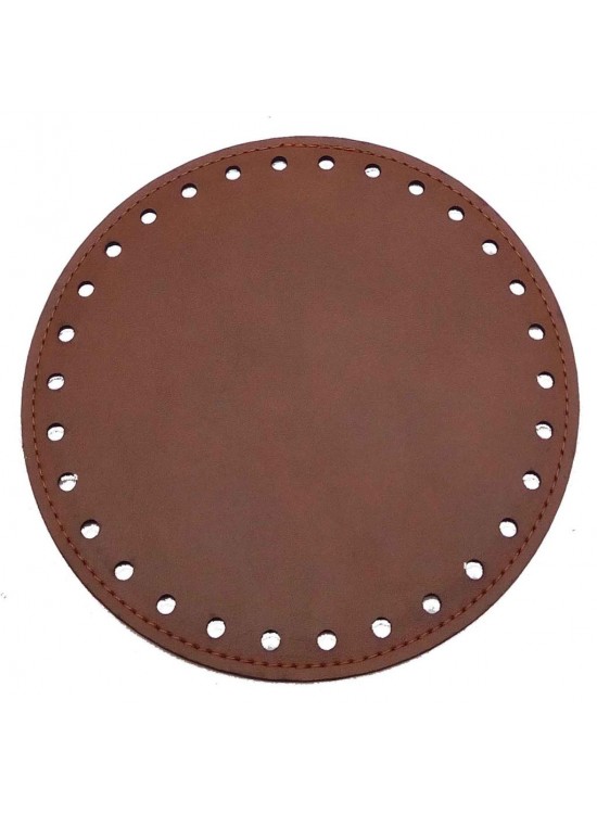 Çanta Aksesuar Taba Renk 16 Cm Yuvarlak Taban Plaka
