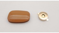 Çanta Aksesuar Taba Renkli Light Gold Mıknatıslı Kilit
