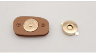 Çanta Aksesuar Taba Renkli Light Gold Mıknatıslı Kilit