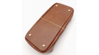 Çanta Aksesuar Taba Suni Deri 28x13 cm Yüksek Çanta Tabanı Light Gold Metalli