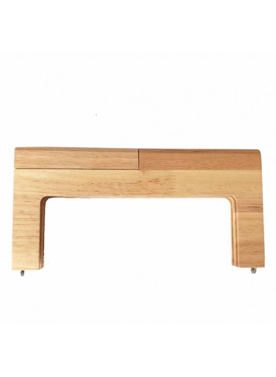 Çanta Aksesuar Tam Geçmeli Model Ahşap Burs Ham Renk 25 Cm