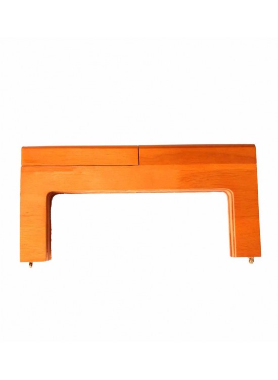 Çanta Aksesuar Tam Geçmeli Model Ahşap Burs Koyu Renk 25 Cm