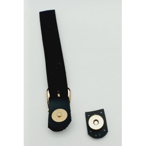 Çanta Aksesuar Tek Kat 18 Cm Suni Deri Lacivert Kapak Gümüş Metal