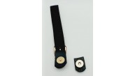 Çanta Aksesuar Tek Kat 18 Cm Suni Deri Taba Kapak Gümüş Metal
