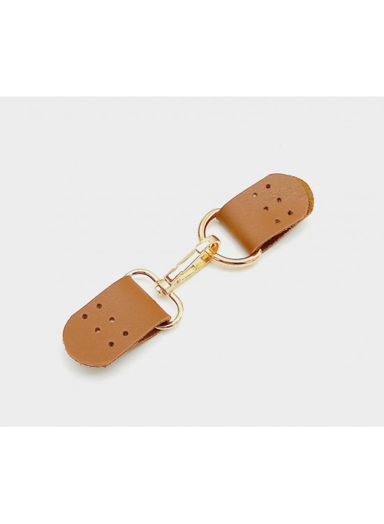 Çanta Aksesuar Tek Kat Suni Deri Taba Kancalı Böce Kilit Light Gold Metalli