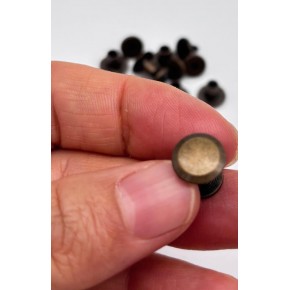 Çanta Aksesuar Vidalı Trok Rivet Antik  Renk 10 Adet