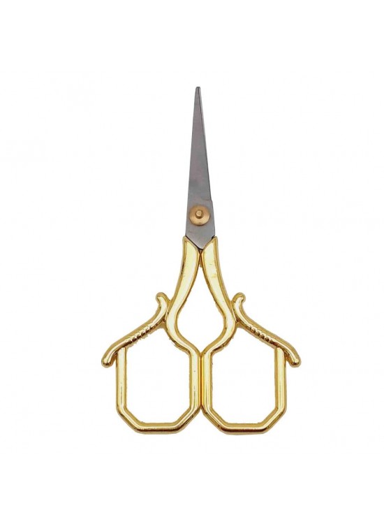 Çanta Aksesuar Vintage Makas 10 Cm Gold